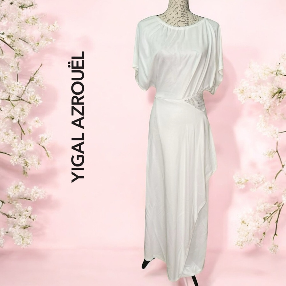 YIGAL AZROUËL | NWT White Maxi Dress for Women Size 6 Medium - Picture 16 of 16